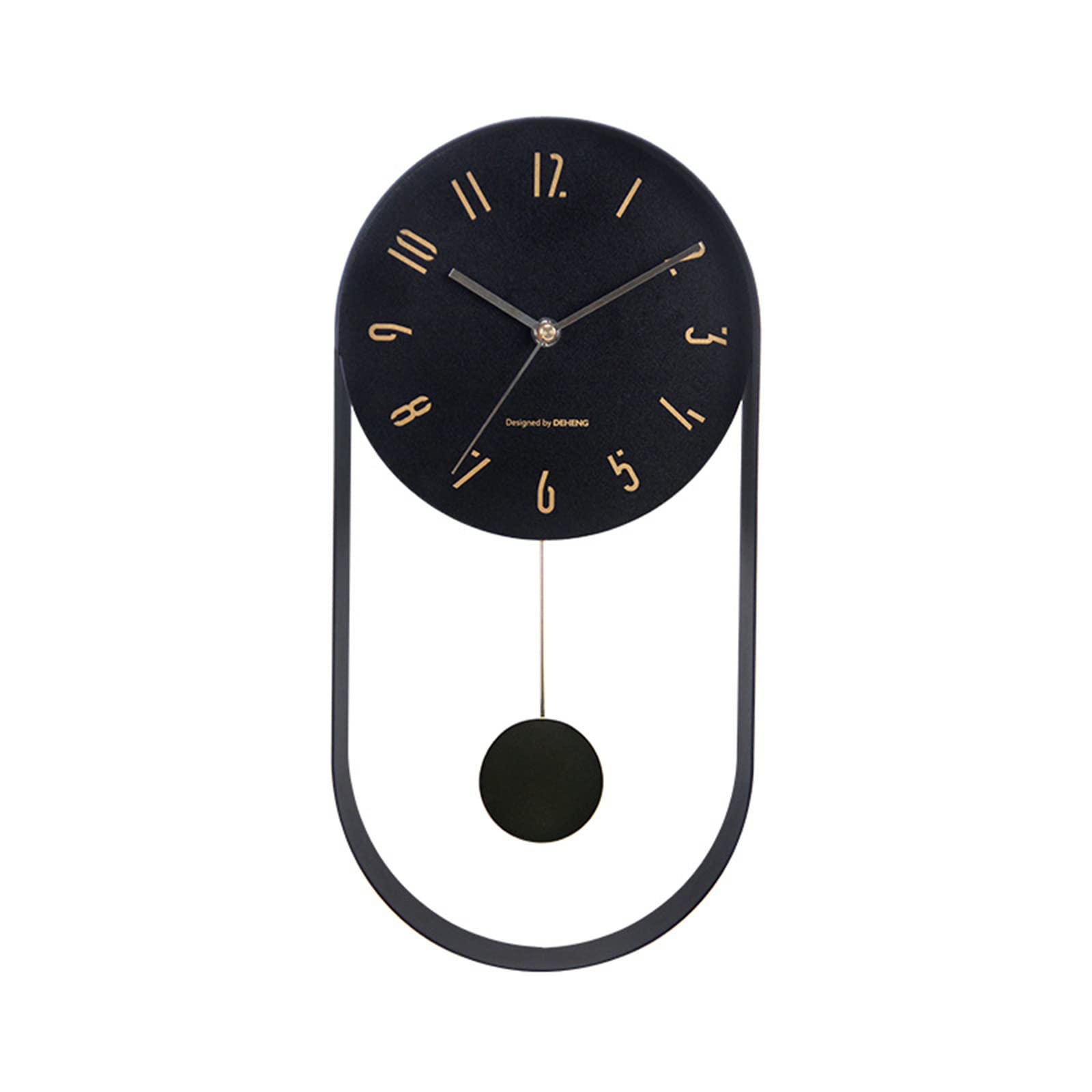 Amazon.co.jp: Wall Clock, 16 Inches, Pendulum Clock, Silent, Wall